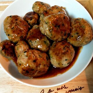 ほうれん草の照り焼きハンバーグ【作り置き】